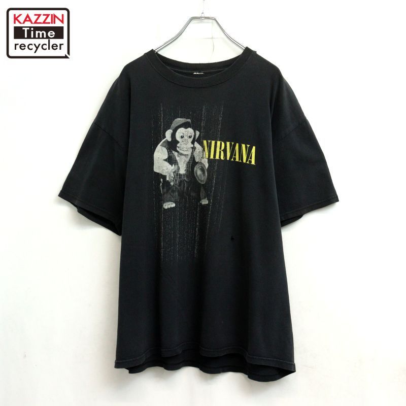 00s ニルヴァーナ Nirvana バンドＴシャツ メンズ XLサイズ相当 ビッグサイズ オーバーサイズ 14,058円