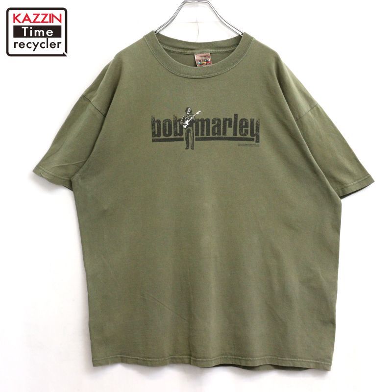 00s ボブマーリー Bob Marley ZION バンドＴシャツ メンズ XLサイズ相当 ビッグサイズ オーバーサイズ