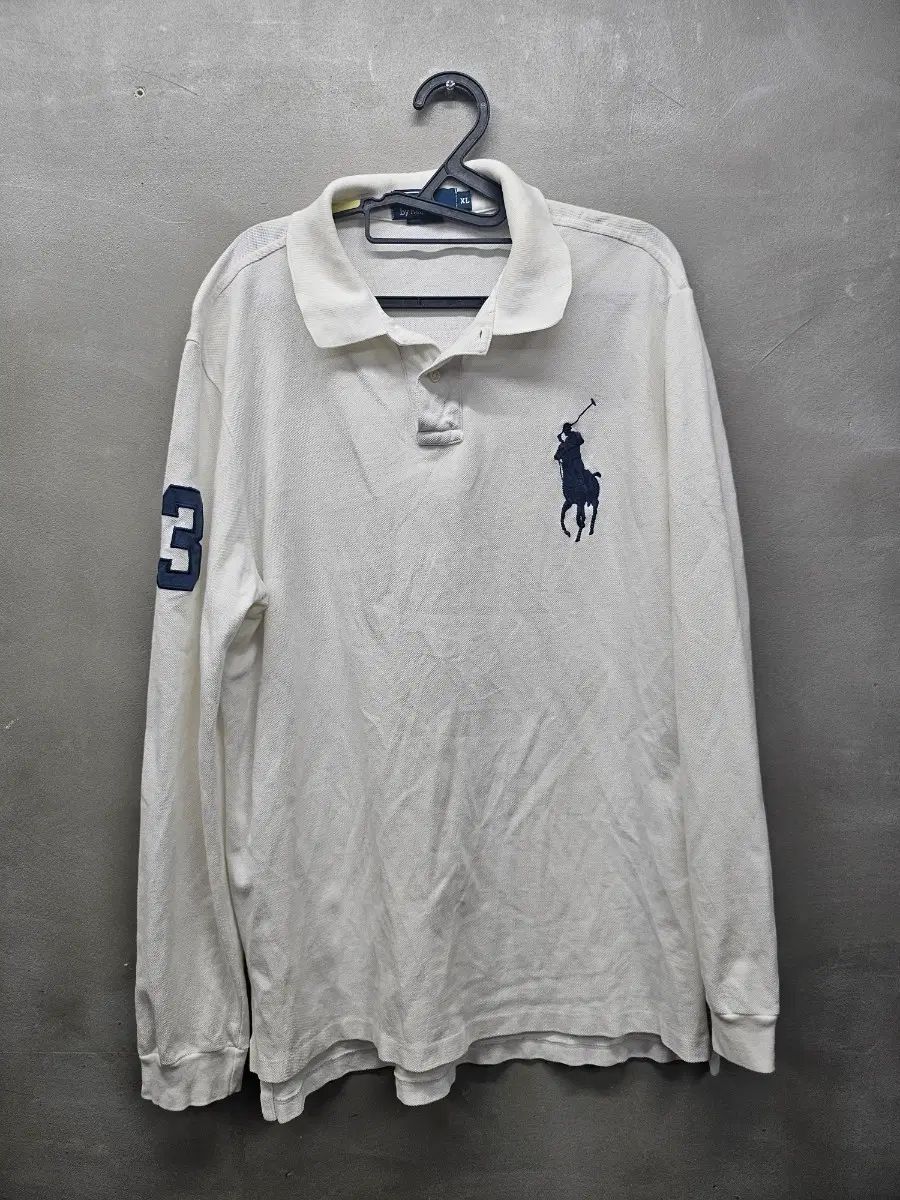 ポロラルフローレン カラーTシャツ 白