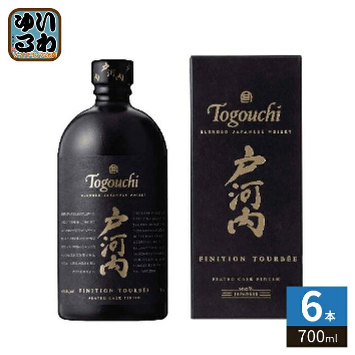 サクラオ 戸河内 PEATED CASK FINISH ブレンデッドジャパニーズウイスキー 700ml 瓶 6本 (1本入×6 まとめ買い)