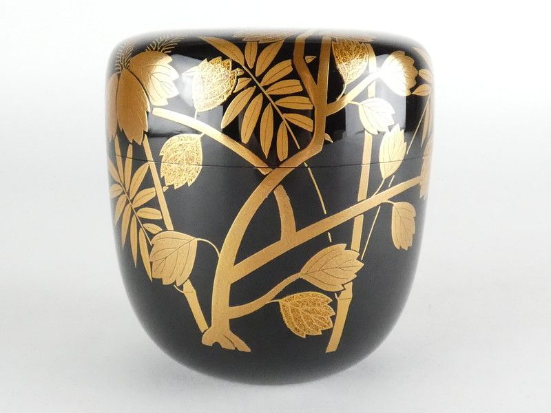 荒井友斉「桐竹蒔絵中棗」共箱 保証品 茶道具 /a(tn12) - メルカリ