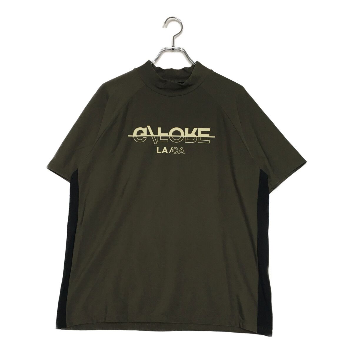 中古 メンズ ジーフォア G/FORE 半袖シャツ 3(LL) カーキ モックネック