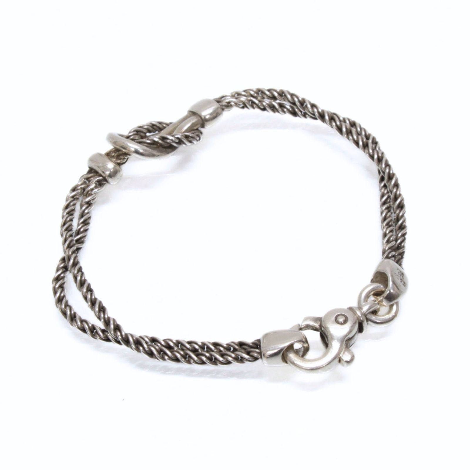 ティファニー TIFFANY＆Co. ダブルロープ センターノットブレスレット