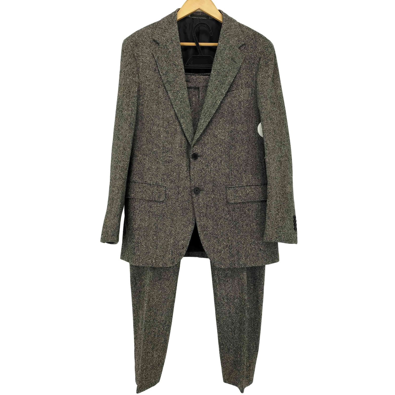 ユナイテッドアローズ UNITED ARROWS UADT ホームスパン ツイード 2B スーツ メンズ 50