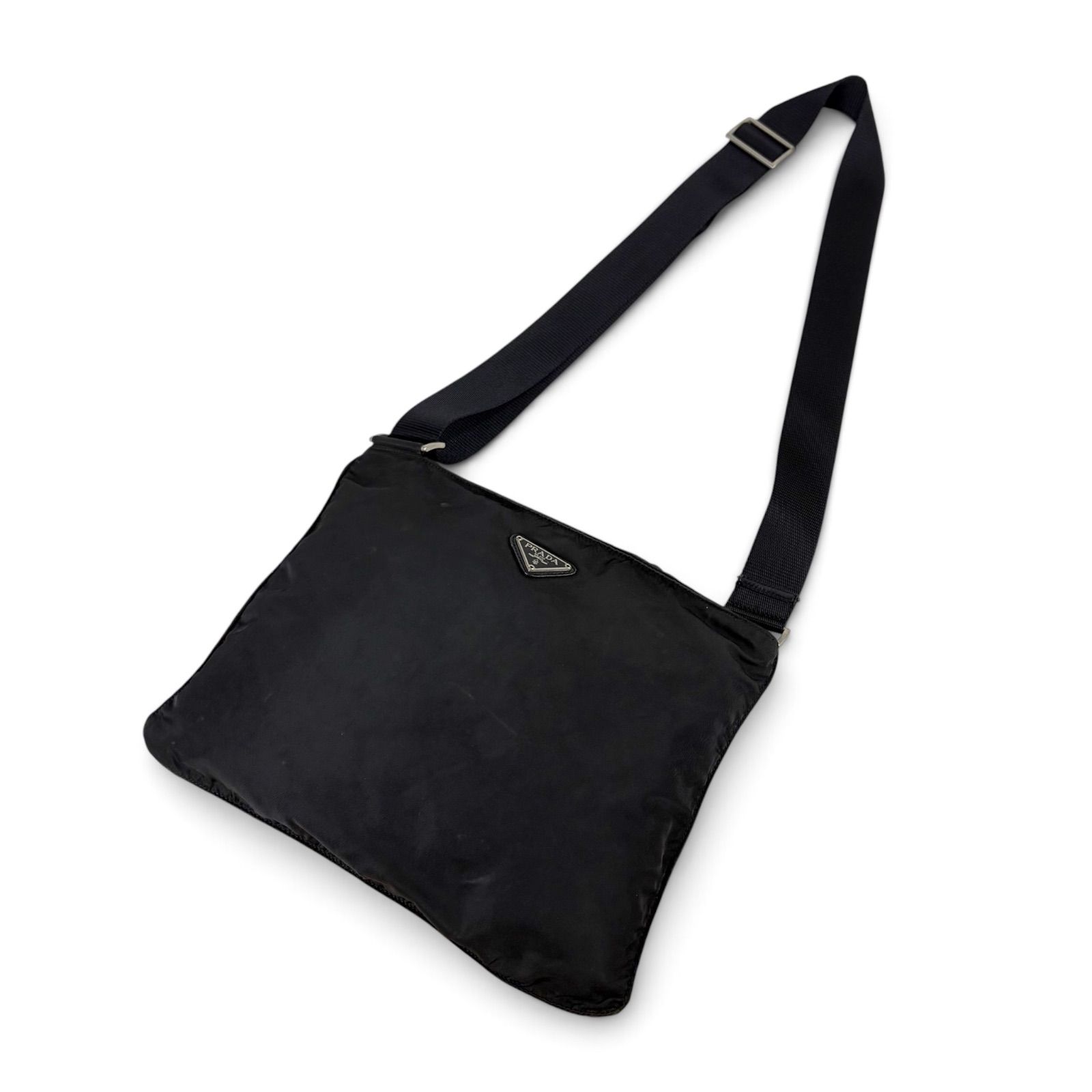 PRADA Triangle Logo Crossbody Bag Tessuto Nylon プラダ トライアングルロゴ クロスボディバッグ テスートナイロン ブラック