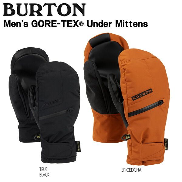 26-27モデル BURTON バートン GORE-TEX UNDER MITT ゴアテックス アンダー ミット メンズ スノーボード ミトン GORE-TEX 防水 防風 保温 正規品 26-27-GR-BTN XS S M L XL
