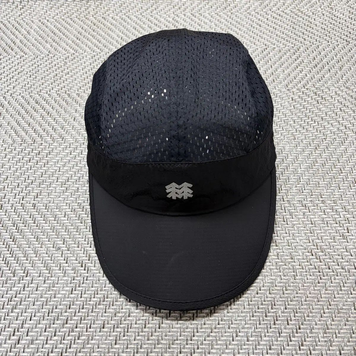 (56)コーロンスポーツ メッシュ キャンプキャップ ブラック