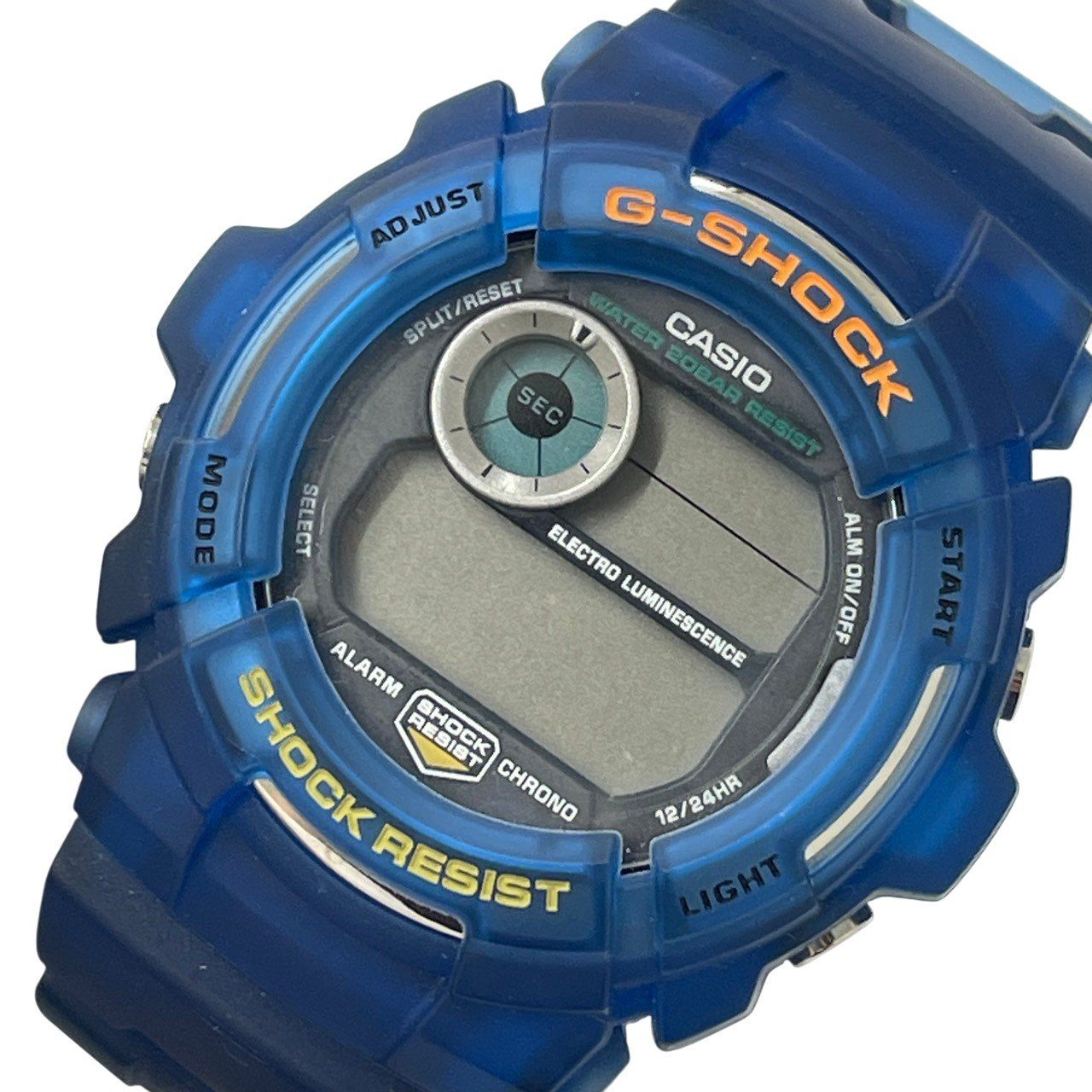 G-SHOCK/CASIO/外観美品/レアカラー/スケルトンブルー/動作未確認/ジャンク/G-2000/2161/メンズ/腕時計/RS2663★ 7,029円
