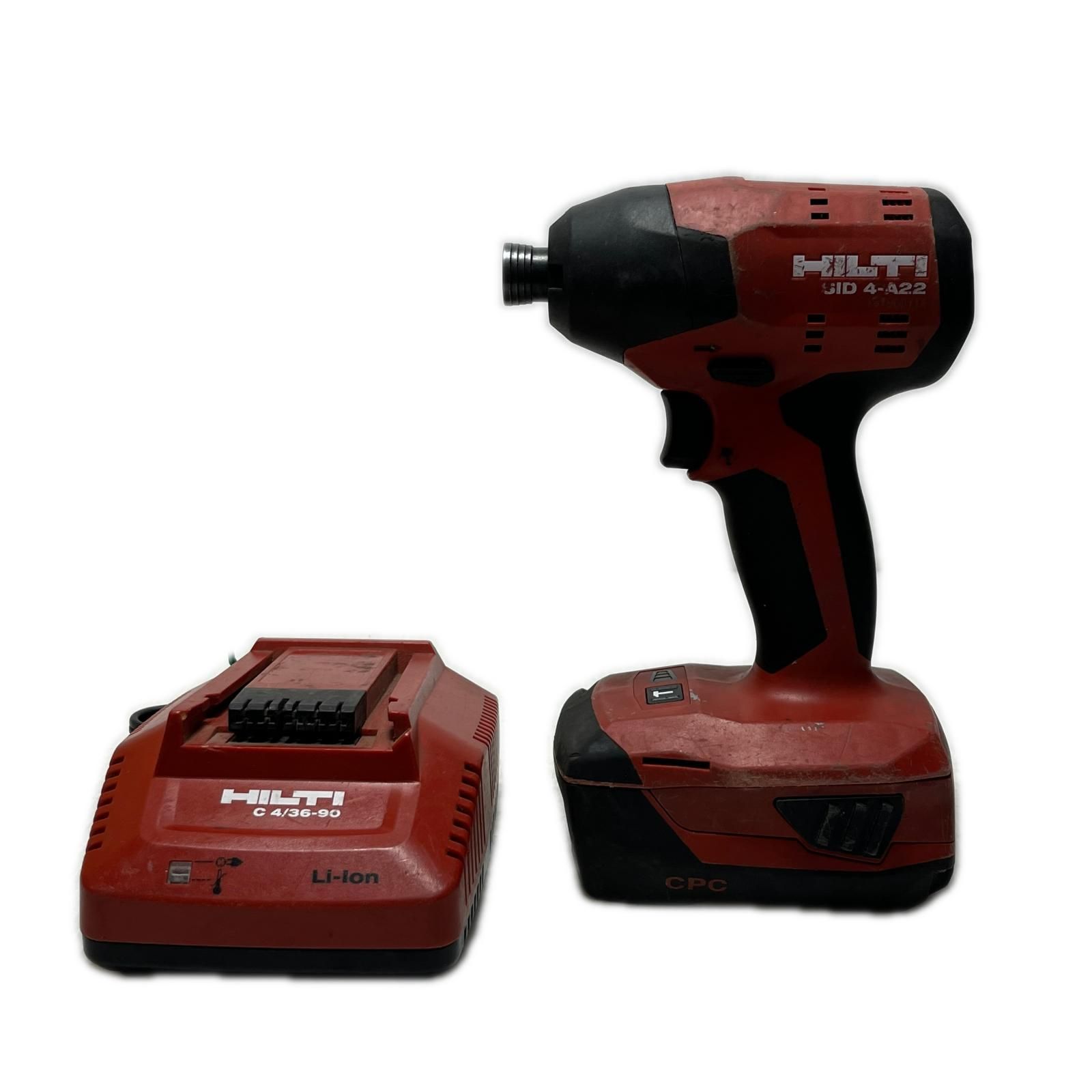 Hilti ヒルティ インパクトドライバ 充電器・充電池1個付 SID4-A22 レッド×ブラック