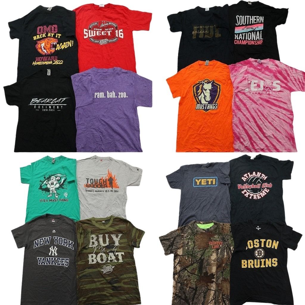 古着卸 まとめ売り プリント Tシャツ 16枚セット ( メンズ S ) プロチーム NHL ブルーインズ MLB ヤンキース リアルツリー 古着 NG1116 13,764円