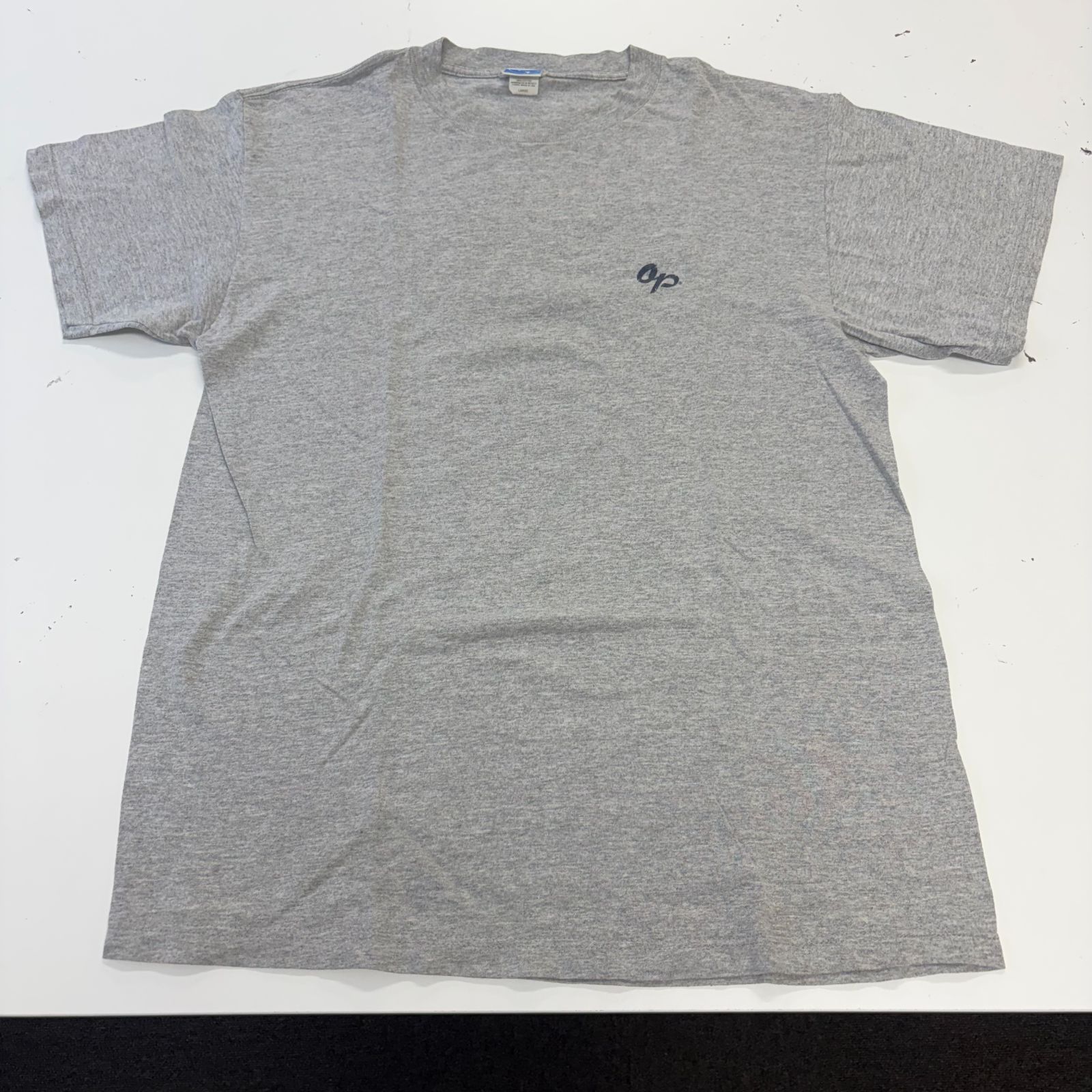 Ocean Pacific OP オーシャンパシフィック Tシャツ Lサイズ グレー メンズ 半袖 ストリート アメカジ ヴィンテージ 古着