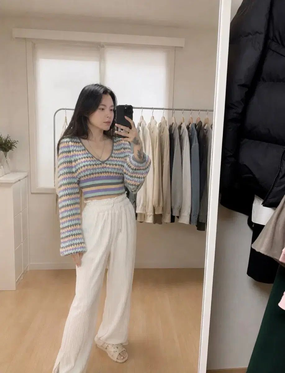ZARA ザラ マルチCOLOR クロシェ ニット セーター S 6,251円