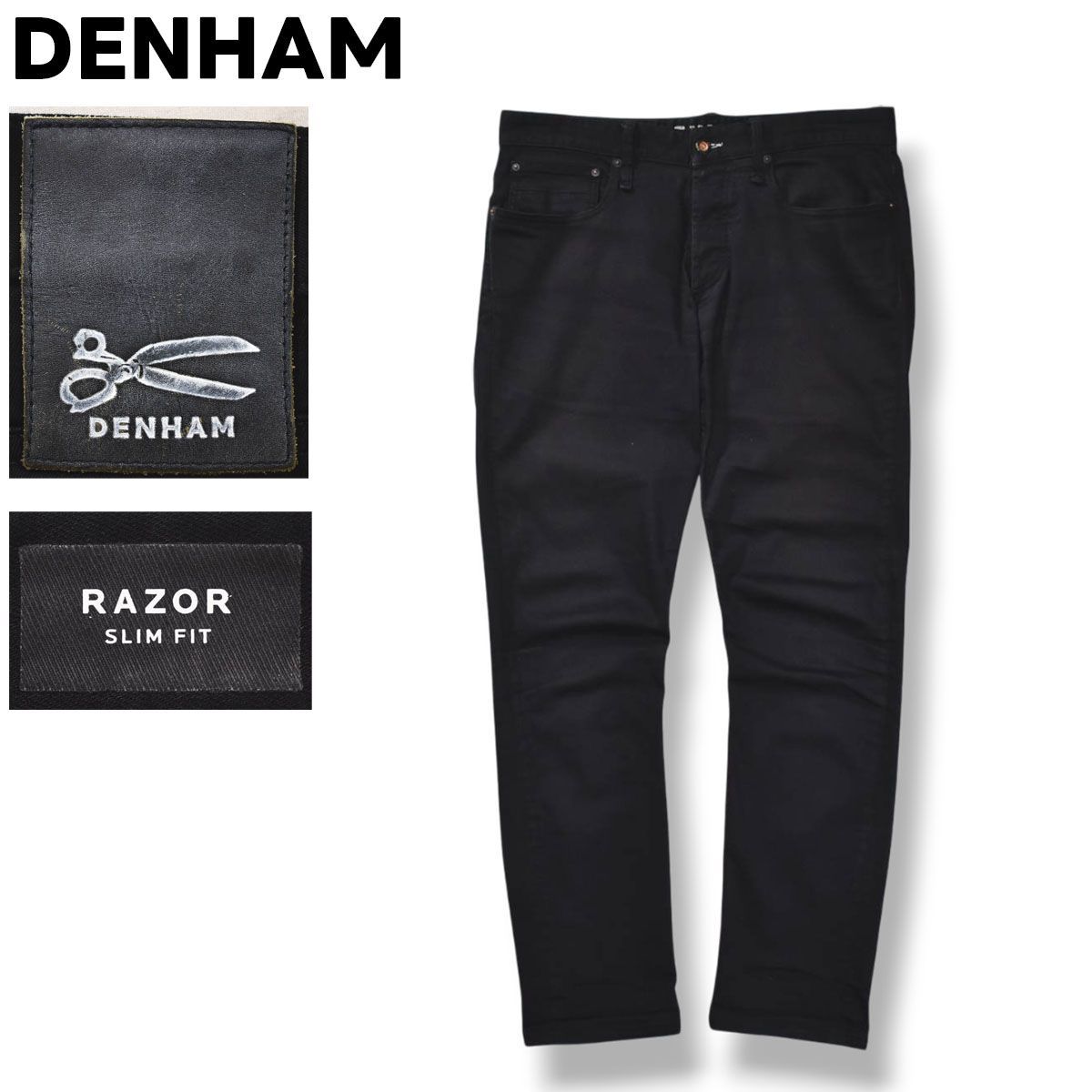 ルーマニア製 デンハム DENHAM スキニー デニム パンツ ジーンズ 