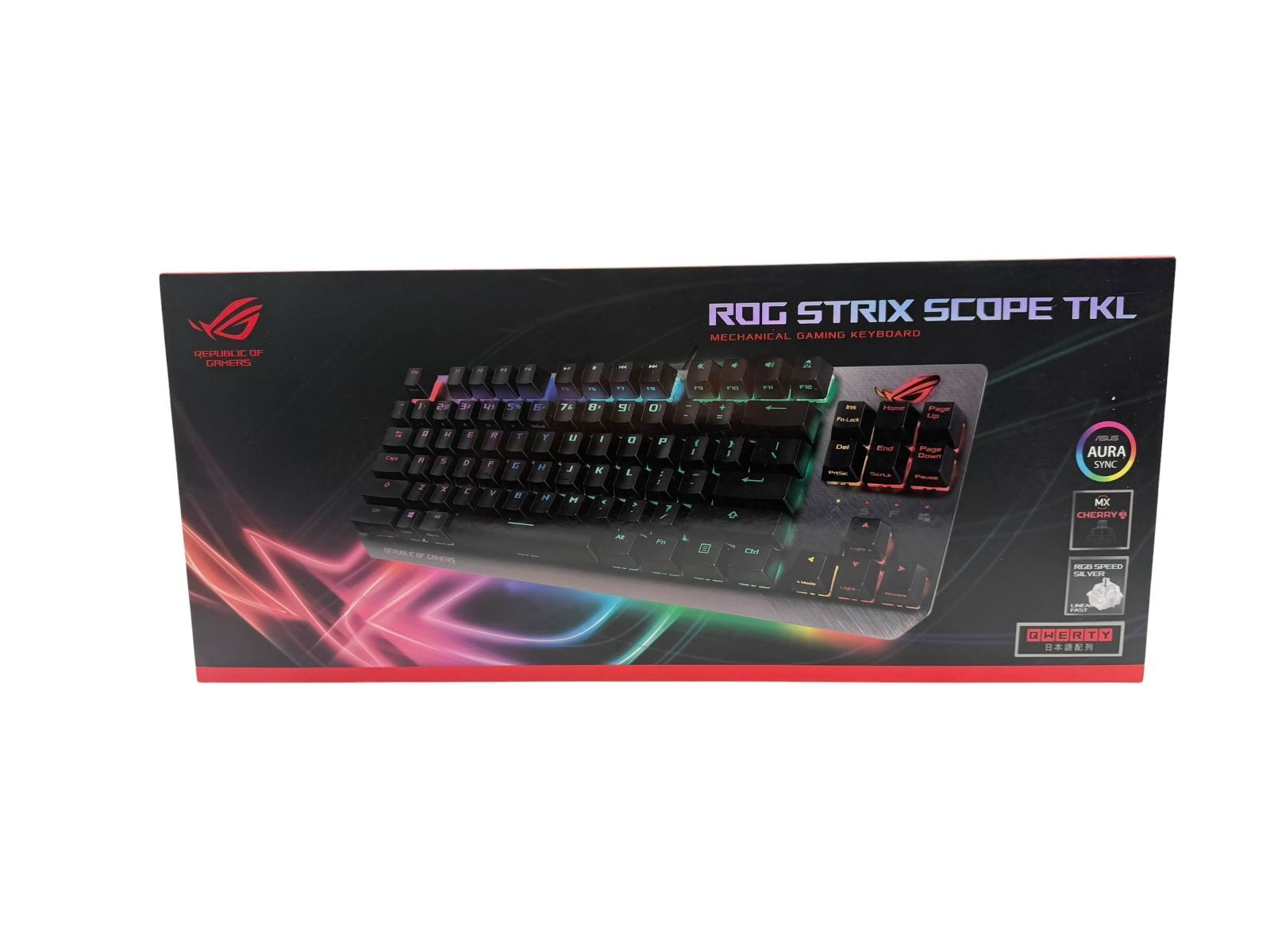 【未開封品】ASUS ROG STRIX SCOPE TKL X802 キーボード