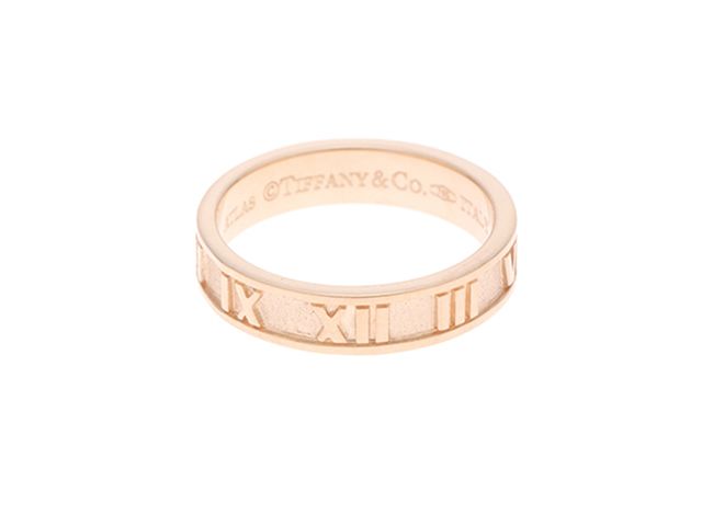 TIFFANY&Co. ティファニー ジュエリー アトラスナローR/PG/3.8g/#9.5 貴金属･宝石 リング・指輪 K18ピンクゴールド K18PG 9.5号 ピンクゴールド ユニセックス【中古】432
