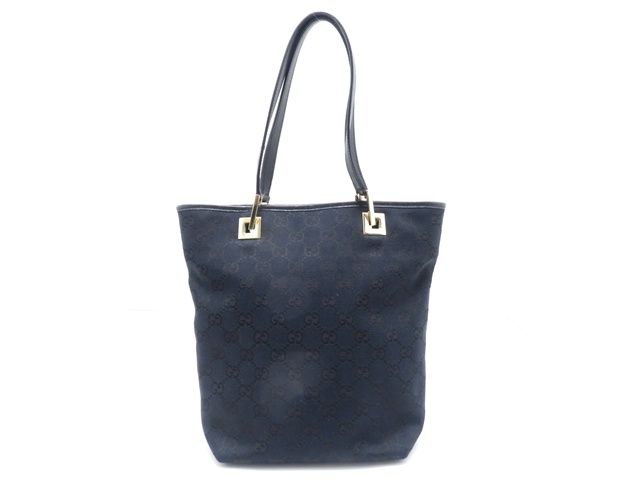 GUCCI グッチ バッグ GG ハンドバッグ ブラック キャンバス/レザー ﾊﾞｯｸﾞ 002.1099 ハンドバッグ キャンバス ブラック レディース【中古】431