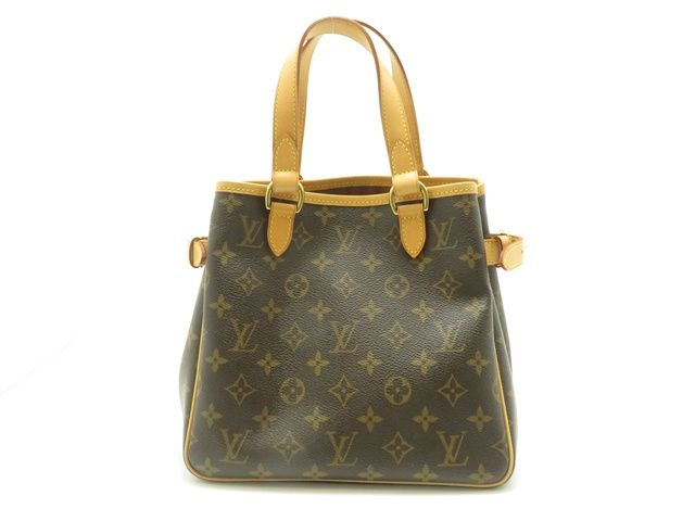 LOUIS VUITTON ルイ・ヴィトン バッグ バティニョール モノグラム ﾊﾞｯｸﾞ M51156 ハンドバッグ モノグラムキャンバス ブラウン レディース【中古】431