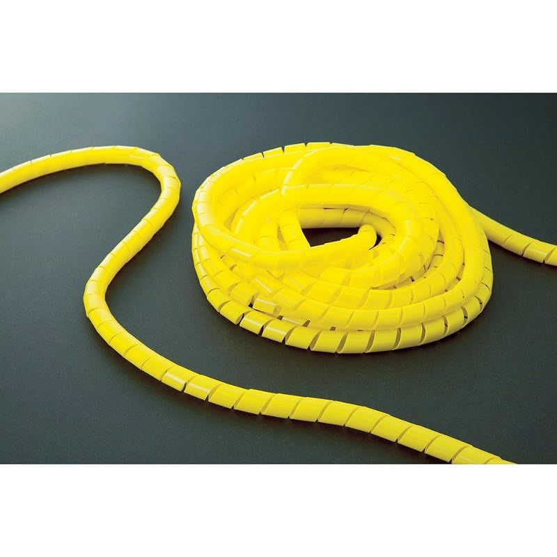 TRUSCO(トラスコ) スパイラルチューブ10m 結束径3.0~25.0 黄 TSP4Y x 10 巻【ケース販売】