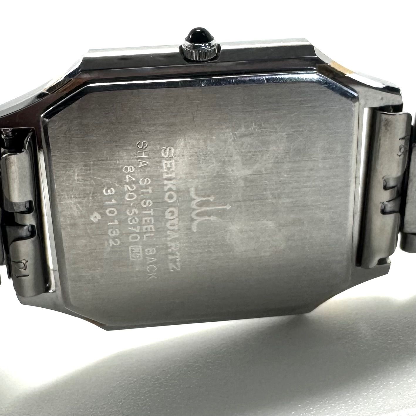 電池交換済み】セイコー SEIKO クレドール CREDOR 8420-5370 イエロー