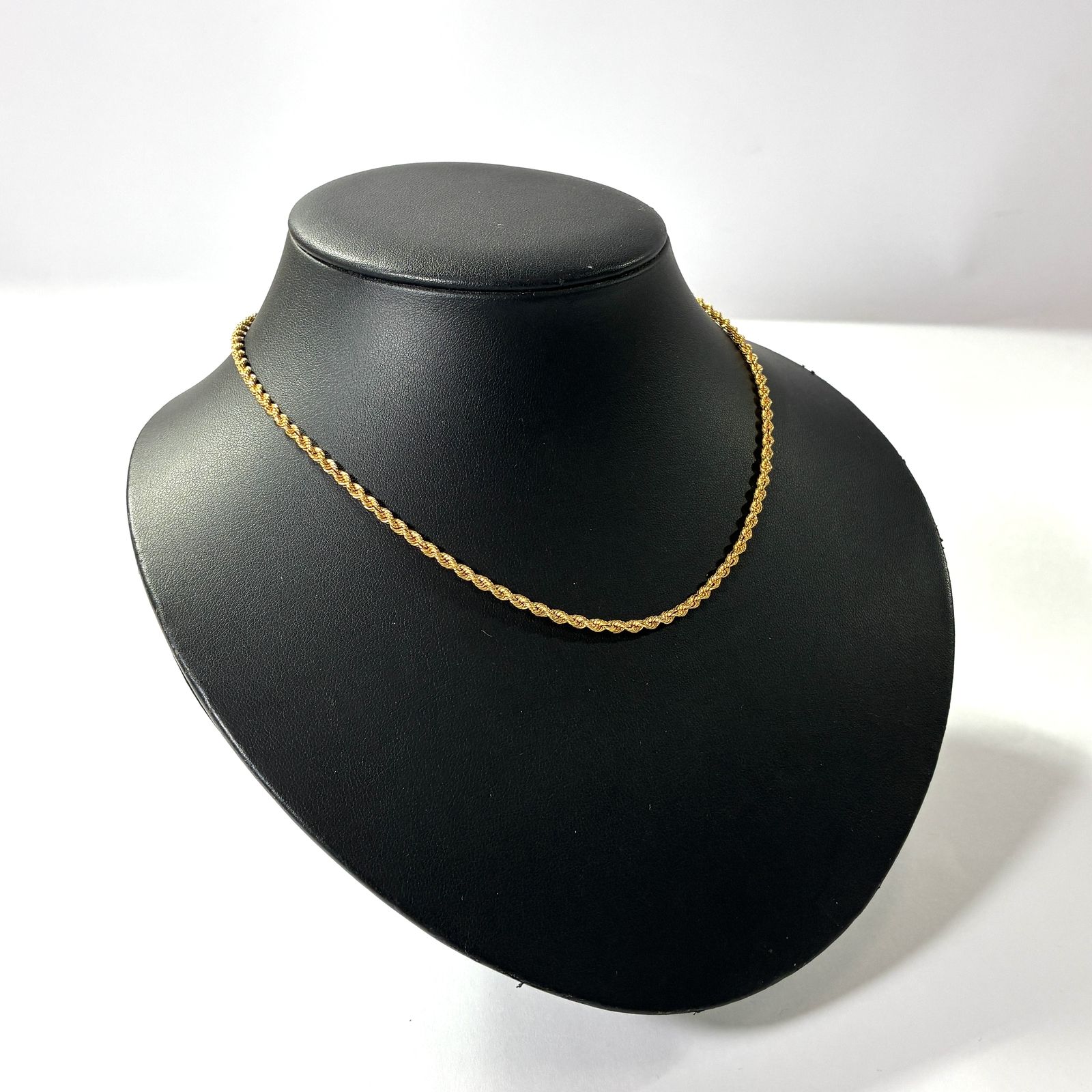 ★ 750刻印 18金 ゴールド ネックレス チェーン デザイン 全長約40cm 総重量3.60g アクセサリー 50,160円