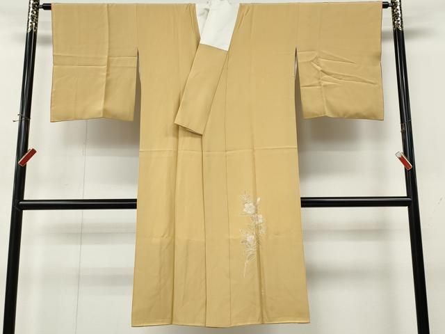 平和屋着物●長襦袢　袷　くちなし　正絹　逸品　CABK8223ut