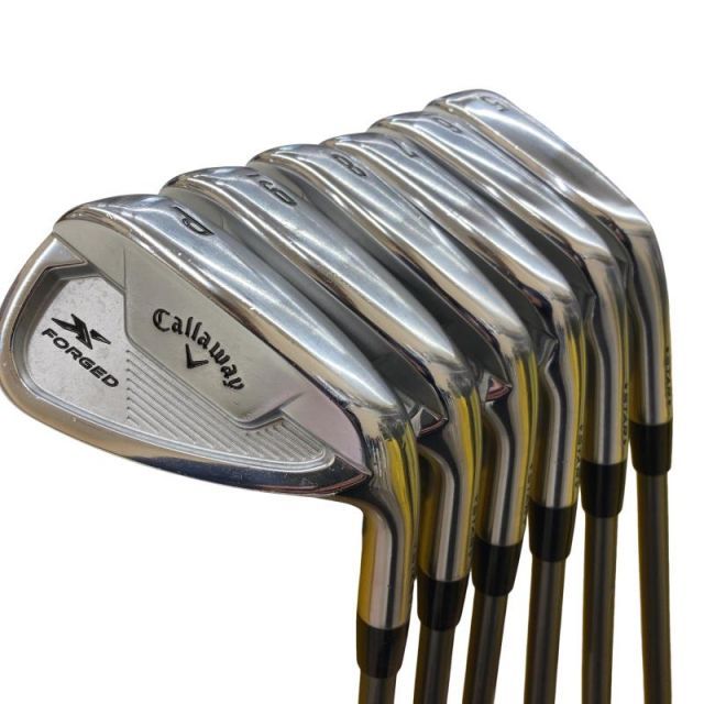 【中古】 キャロウェイ X FORGED STAR(2021) 6S アイアンセット IR Fujikura MC 80 for CW (フレックスS) メンズ 男性用 右利き 右用 Dランク ゴルフクラブ 45,355円
