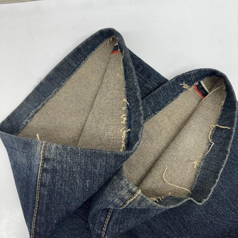 エヴィス W38 EVISU PARIS カモメ 刺繍 ボタンフライ デニム パンツ