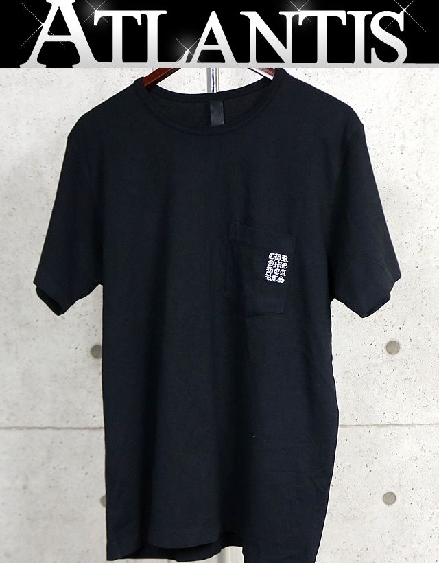 CHROME HEARTS 銀座店 クロムハーツ Y NOT 刺繍 Tシャツ 半袖 メンズ size:Ｌ黒 104090