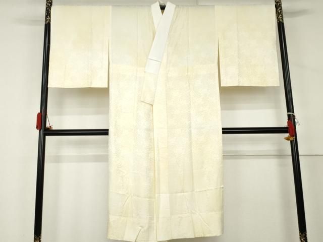 平和屋着物●長襦袢　無双仕立て　草花地紋　暈し染め　三越扱い　正絹　逸品　AABL1087cs 16,380円