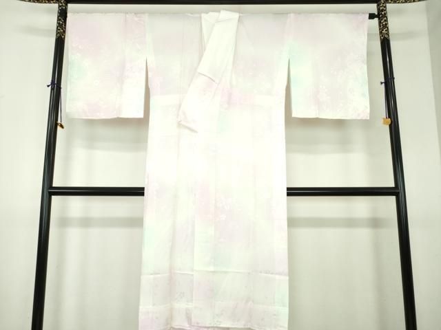 平和屋着物●上質な長襦袢　無双仕立て　枝垂れ桜　流水舞蝶文　暈し染め　正絹　逸品　未使用　DABI6104ps 13,104円