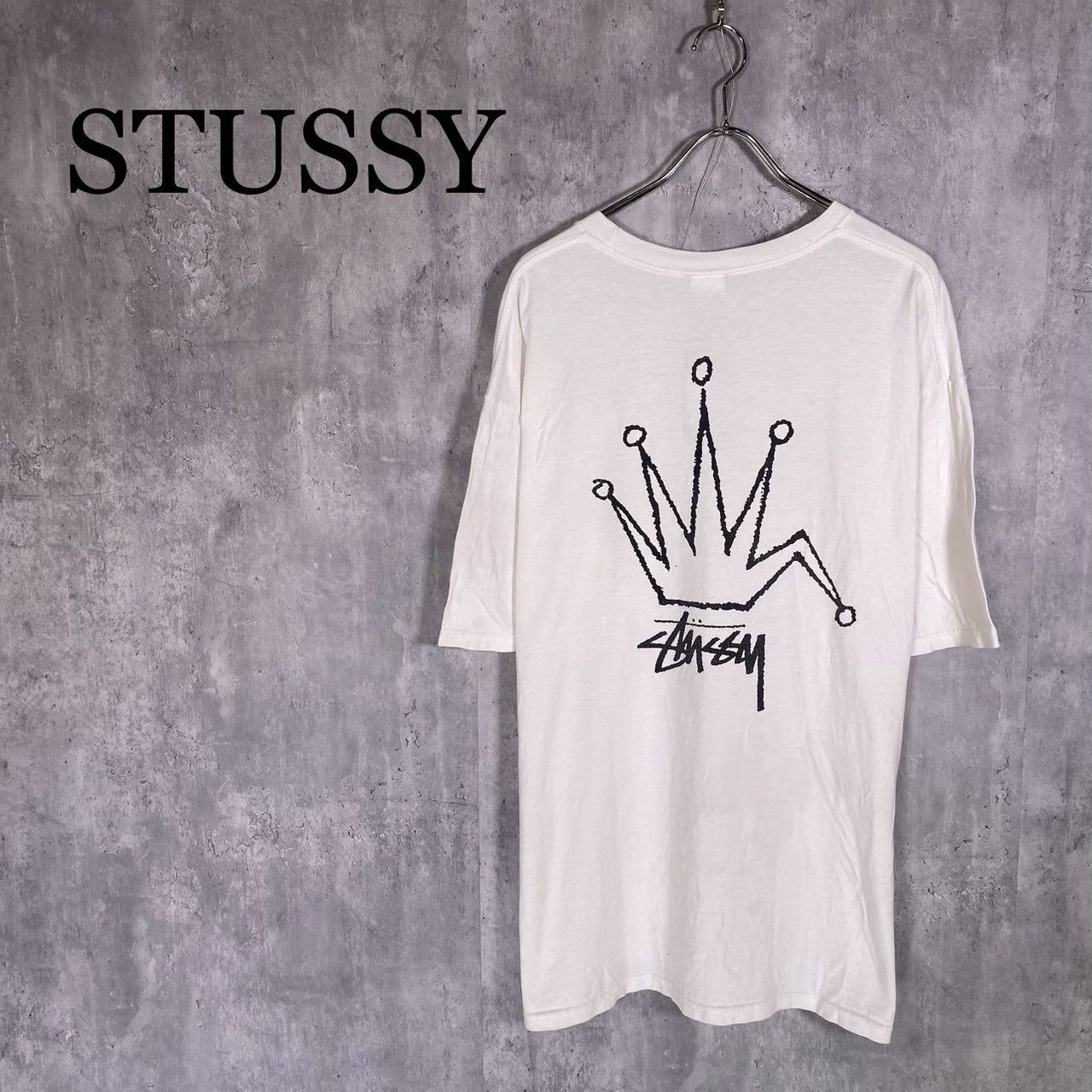 『STUSSY』ステューシー (XL) オールドクラウンTシャツ メンズ 8,378円