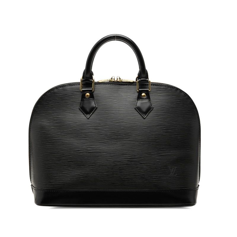 ルイ ヴィトン エピ アルマ PM ハンドバッグ M52142 ノワール ブラック ゴールド レザー レディース LOUIS VUITTON【1-0283365】
