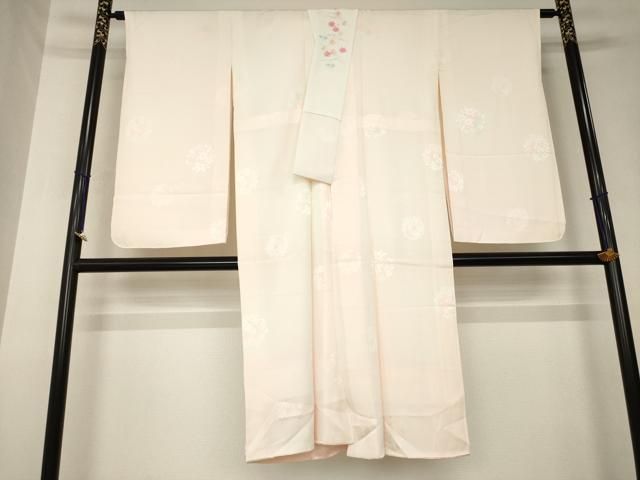 平和屋着物●長襦袢　袷　花地紋　暈し染め　半衿刺繍　正絹　逸品　AABL0024ck 10,920円