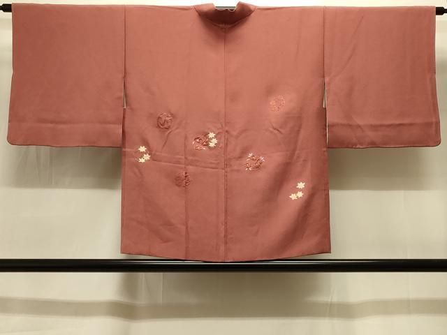 平和屋着物＃羽織　総刺繍　草花丸文　正絹　逸品　CABI6379in