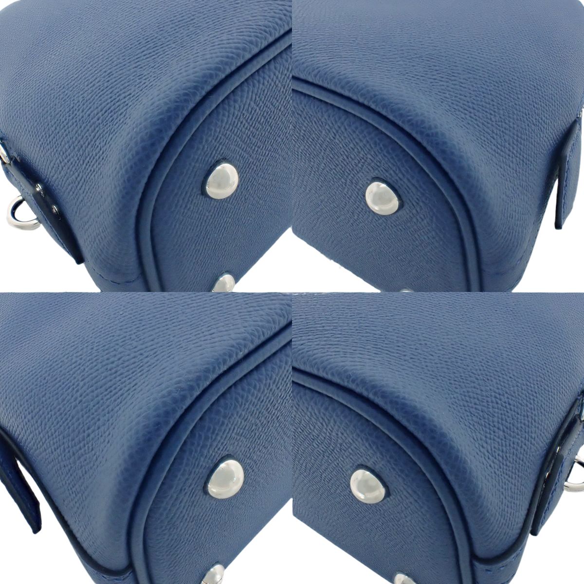 HERMES(エルメス) ボリード1923 25 ブルータイ ブルー青 ヴォーエプソン パラジウム金具 シルバー金具 K刻印 ハンドバッグ 2WAY 肩掛け ショルダーバッグ レディース 40802213067【中古】【アラモード】