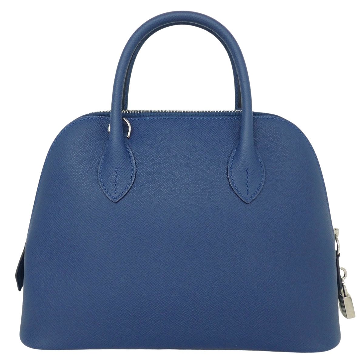 HERMES(エルメス) ボリード1923 25 ブルータイ ブルー青 ヴォーエプソン パラジウム金具 シルバー金具 K刻印 ハンドバッグ 2WAY 肩掛け ショルダーバッグ レディース 40802213067【中古】【アラモード】