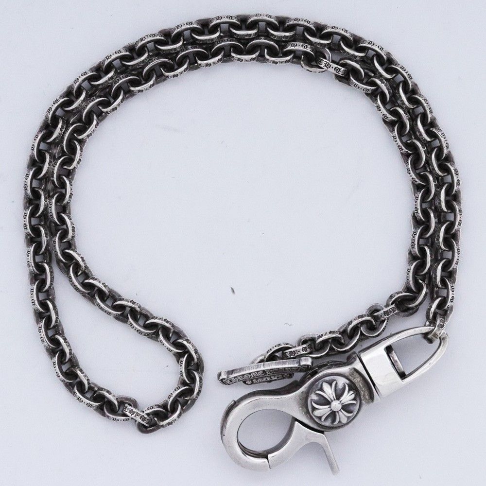 CHROME HEARTS Tバースクロールラベル ペーパーウォレットチェーン