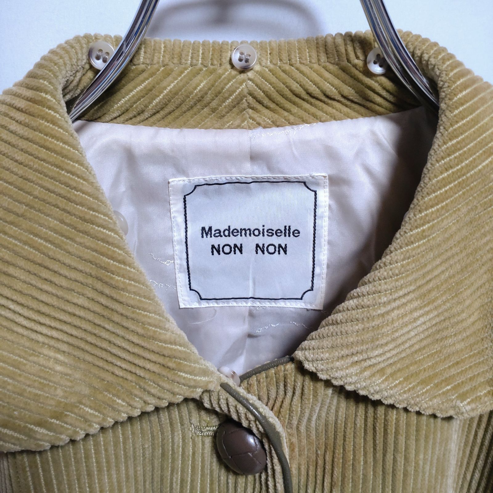 Mademoiselle NON NON マドモアゼルノンノン コーデュロイ ジャケット 