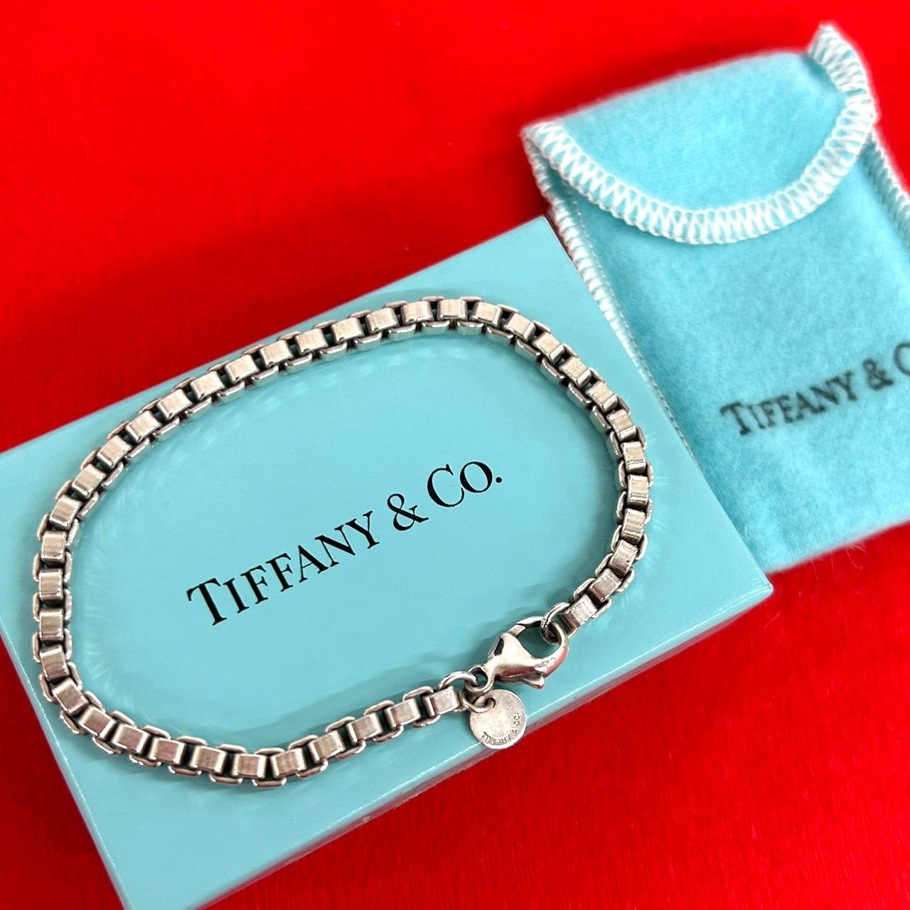 極 美品 箱 袋付き TIFFANY&Co. ティファニー ヴィンテージ ベネチアン 
