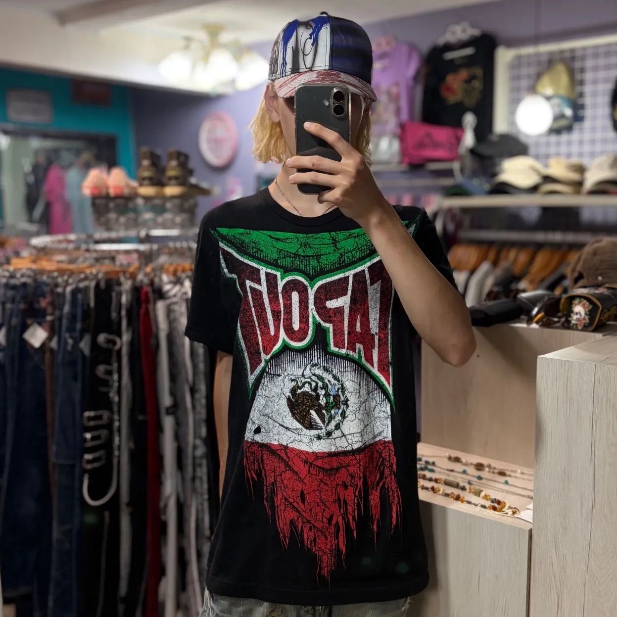 TAPOUT Tシャツ　メンズ　レディース　ユニセックス　平成ギャル　y2k