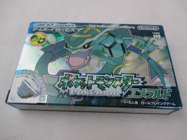 中古品 ゲーム ゲームボーイアドバンス ソフト ポケットモンスター エメラルド 箱説付き 16,546円