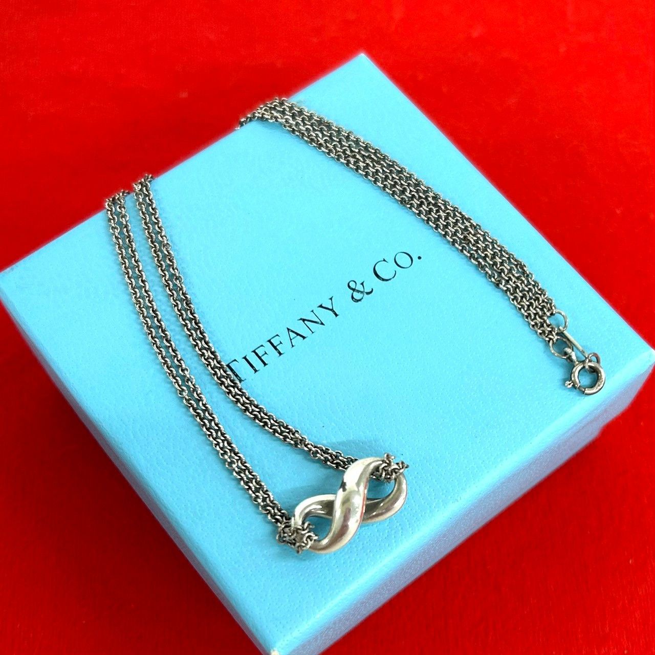 極 美品 TIFFANY&Co. ティファニー ヴィンテージ インフィニティ 
