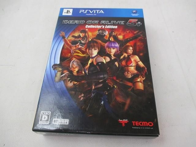 中古品 ゲーム PS Vita ソフト DEAD OR ALIVE 5 PLUS コレクターズエディション 箱付き
