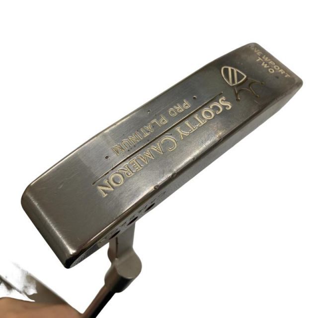 【中古】 タイトリスト SCOTTY CAMERON PRO PLATINUM NEWPORT 2 ●●● パター PT Micro Step (フレックスその他) メンズ 男性用 右利き 右用 Dランク ゴルフクラブ