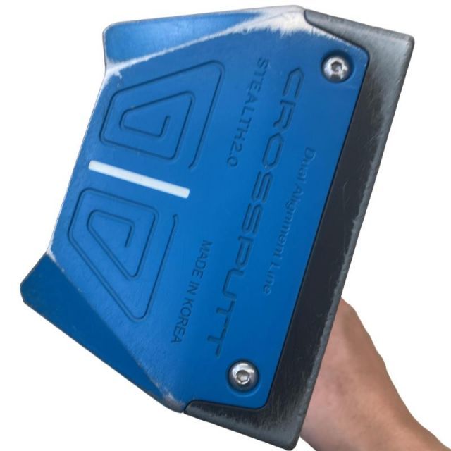 【中古】 CROSSPUTT CROSSPUTT STEALTH2.0(ブルー) 34インチ パター PT スチール (フレックスその他) メンズ 男性用 右利き 右用 Eランク ゴルフクラブ