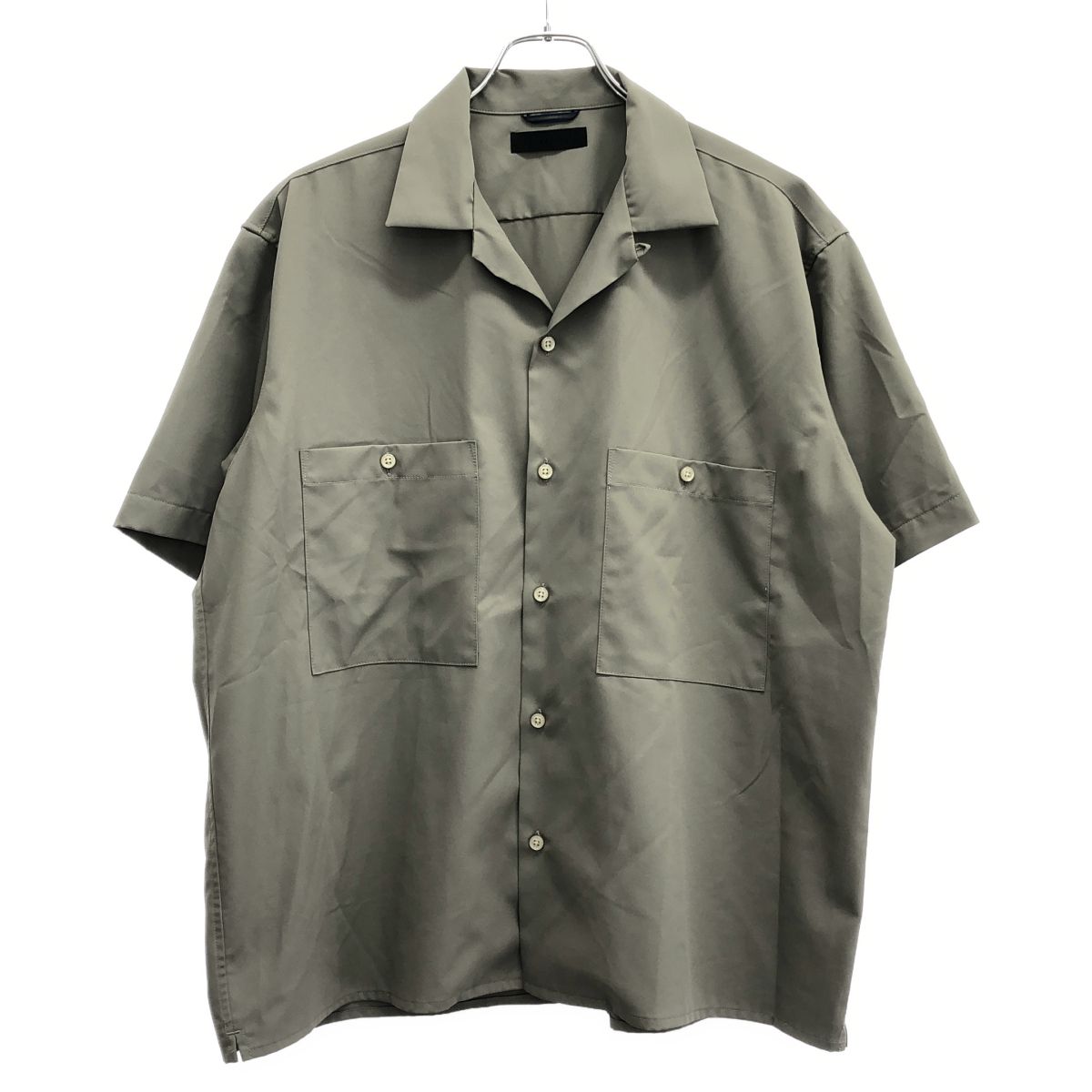 junhashimoto ジュンハシモト 26AW DOUBLE POCKET OPEN COLLAR SHIRT ショートスリーブシャツ 1062610007 グレー系 3
