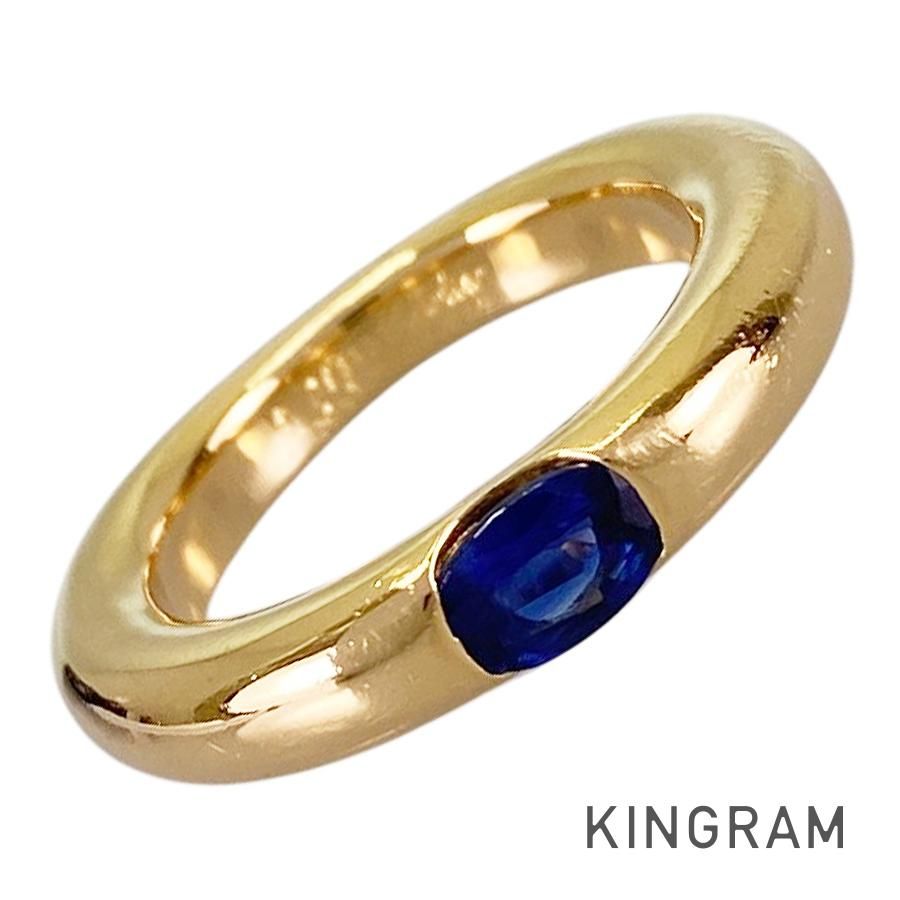 カルティエ Cartier エリプス K18YG サファイア 11号(51) リング sss【中古】 186,945円