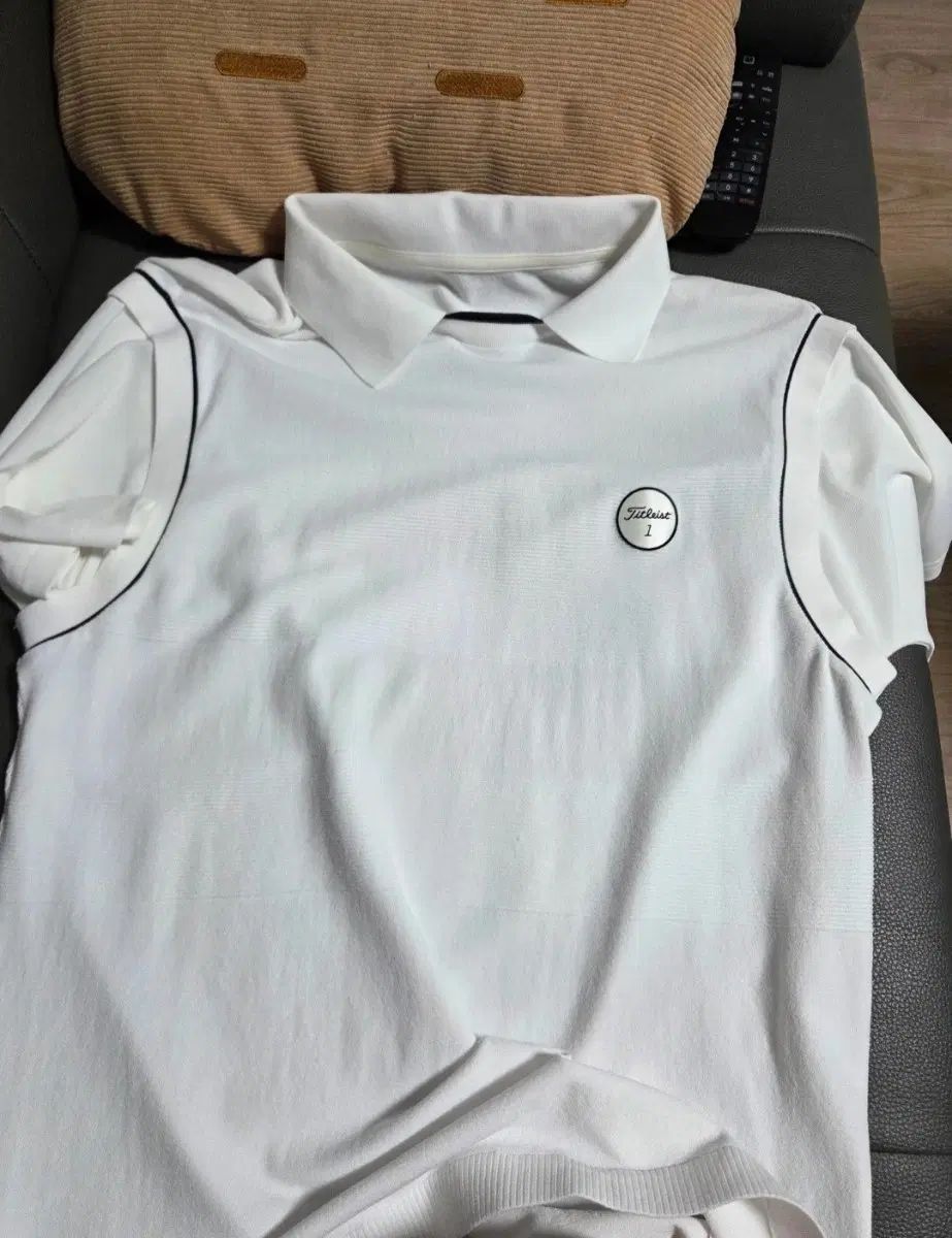 Titleist(タイトリスト) 白 ゴルフ 半袖 カラーTシャツ XL