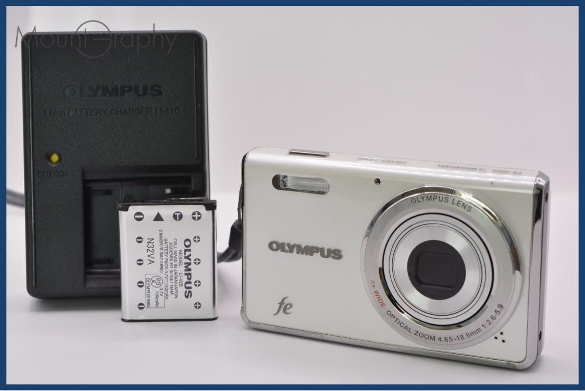 【動作保証】 オリンパス OLYMPUS FE-4000 4X バッテリー、充電器付属 同梱無料 #ak336 10,823円