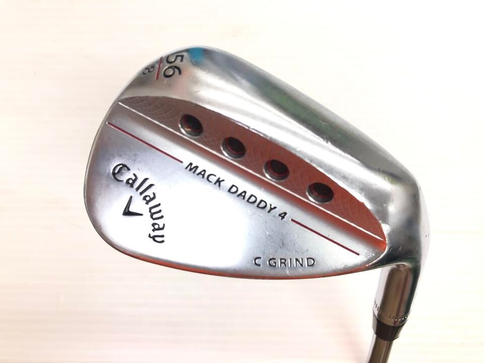 キャロウェイ　MACK DADDY 4 クロムメッキ　56度　NSプロ MODUS 3 TOUR 120　Sフレックス　ウェッジ　中古　ゴルフドゥ！深谷店【最短即日発送】